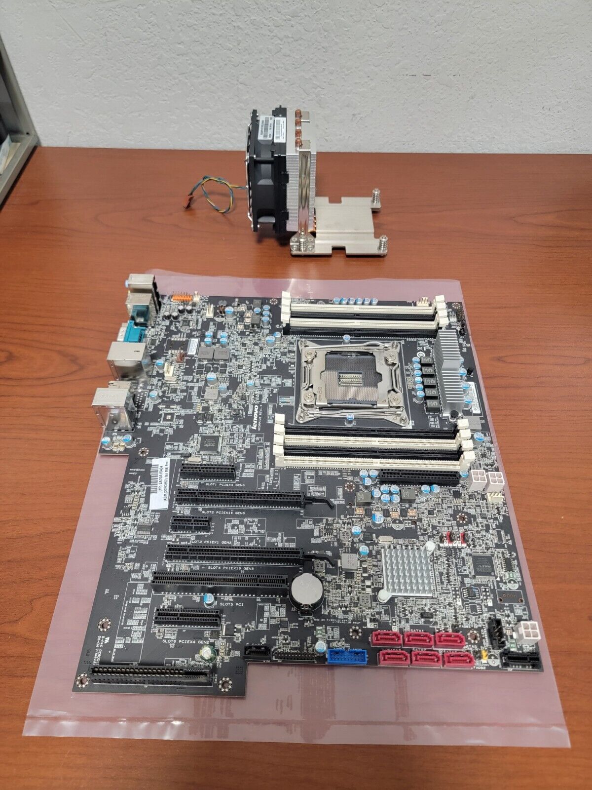 OEM LENOVO Thinkstation P500 Motherboard w/ Cooling Fan - TESTED