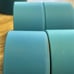 Sure Grip Titan roller skate wheels 62mm Teal 92a set of 8