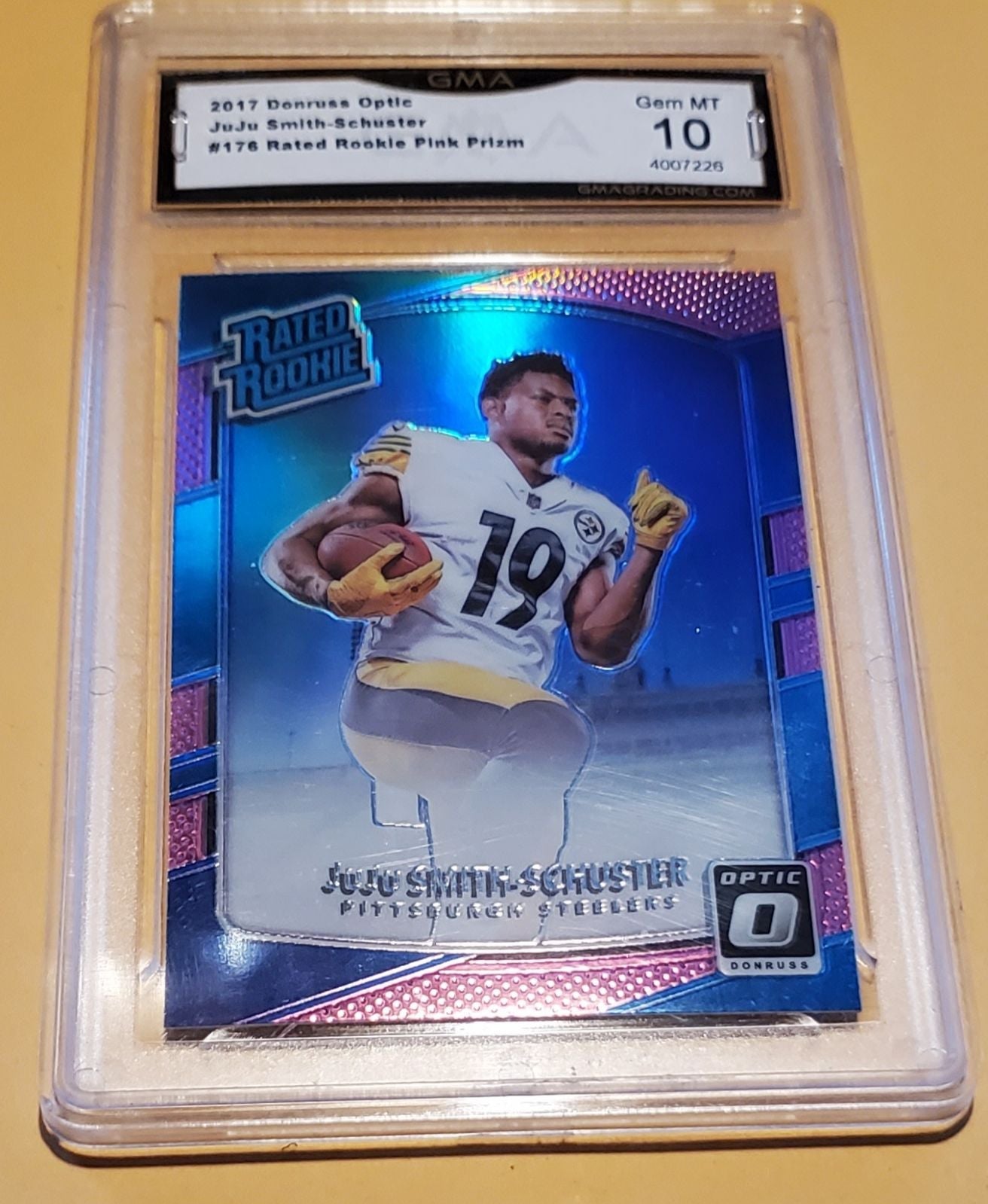 Juju Smith-Schuster Optic RR Pink Gem 10