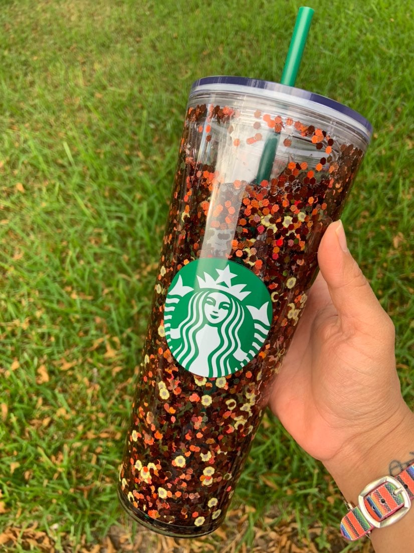 Starbucks snowglobe cup