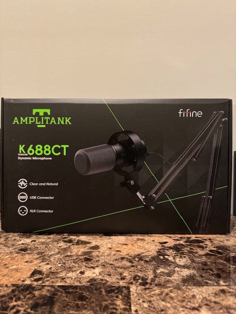 NEW - Fifine K688CT Podcast Microphone Kit