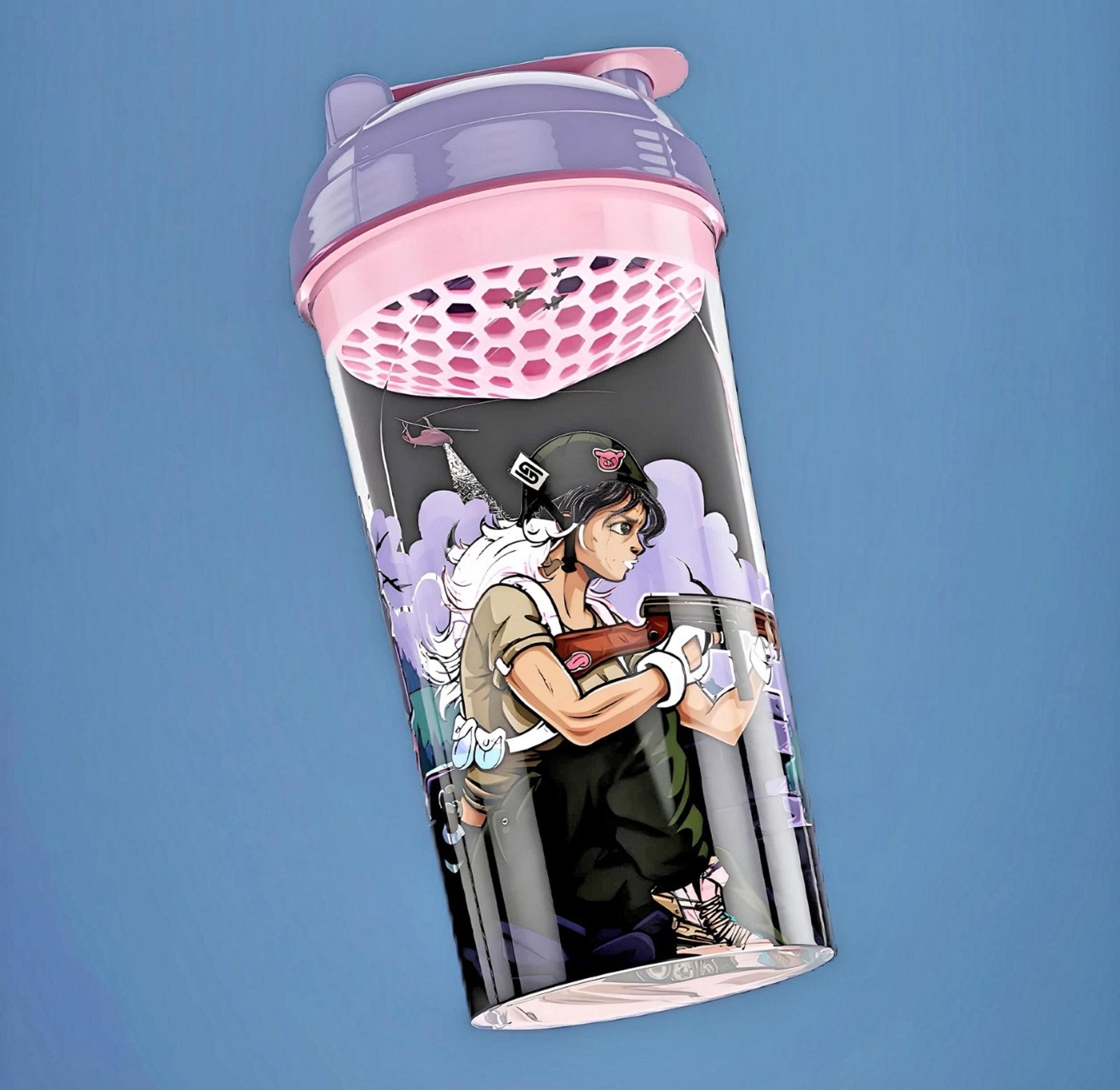 Gamersupps Waifu Cup: Habie V2 Shaker - Brand New  - Sold Out - Military Themed