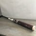 DeMarini White Steel 34 28oz. Singlewall Maroon Barrel Slowpitch Softball Bat
