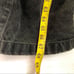 Y2K Black denim long Maxi trench overcoat coat jacket cargo streetwear gothic