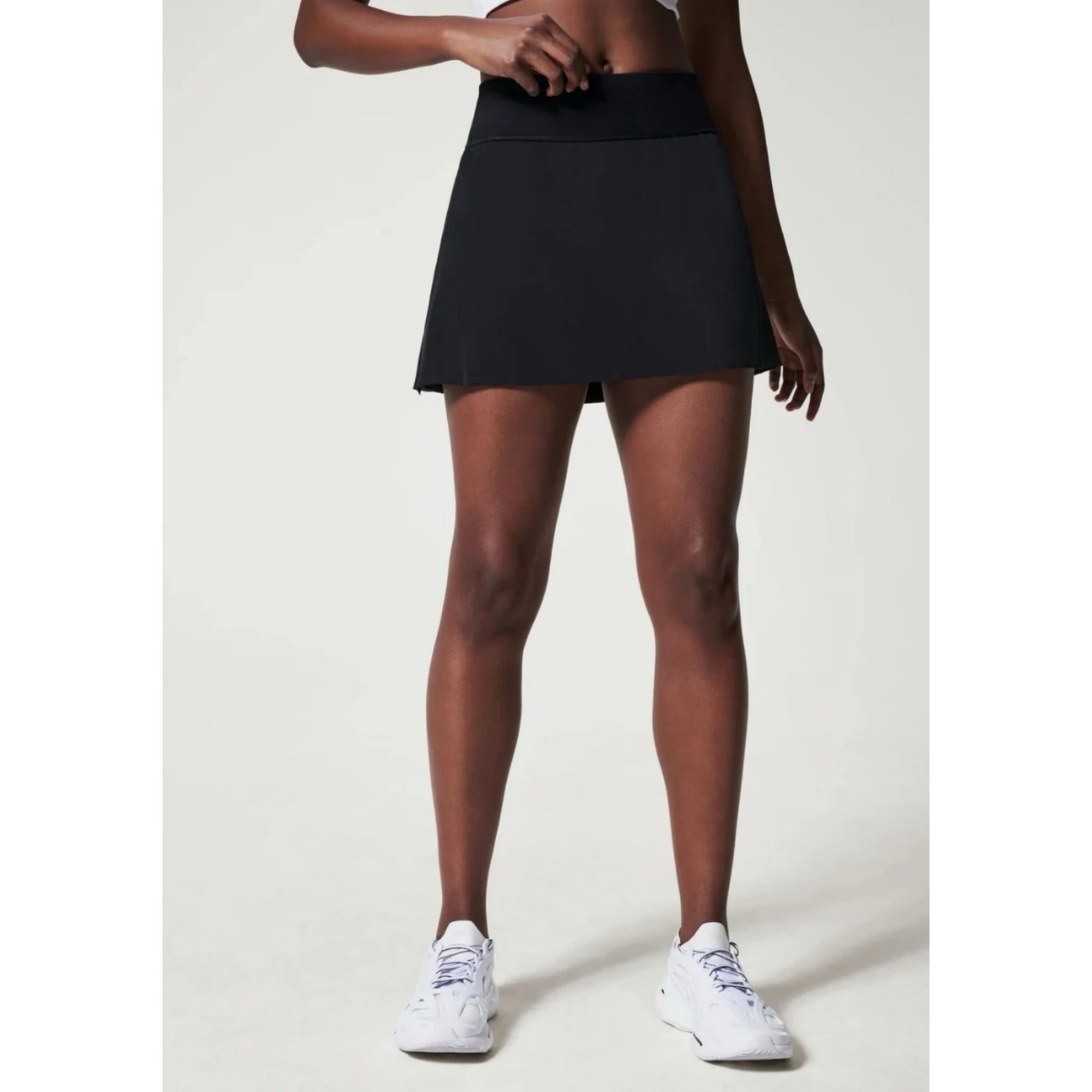 SPANX shape Get Moving 14 Skort Black Tennis Golf Women's S