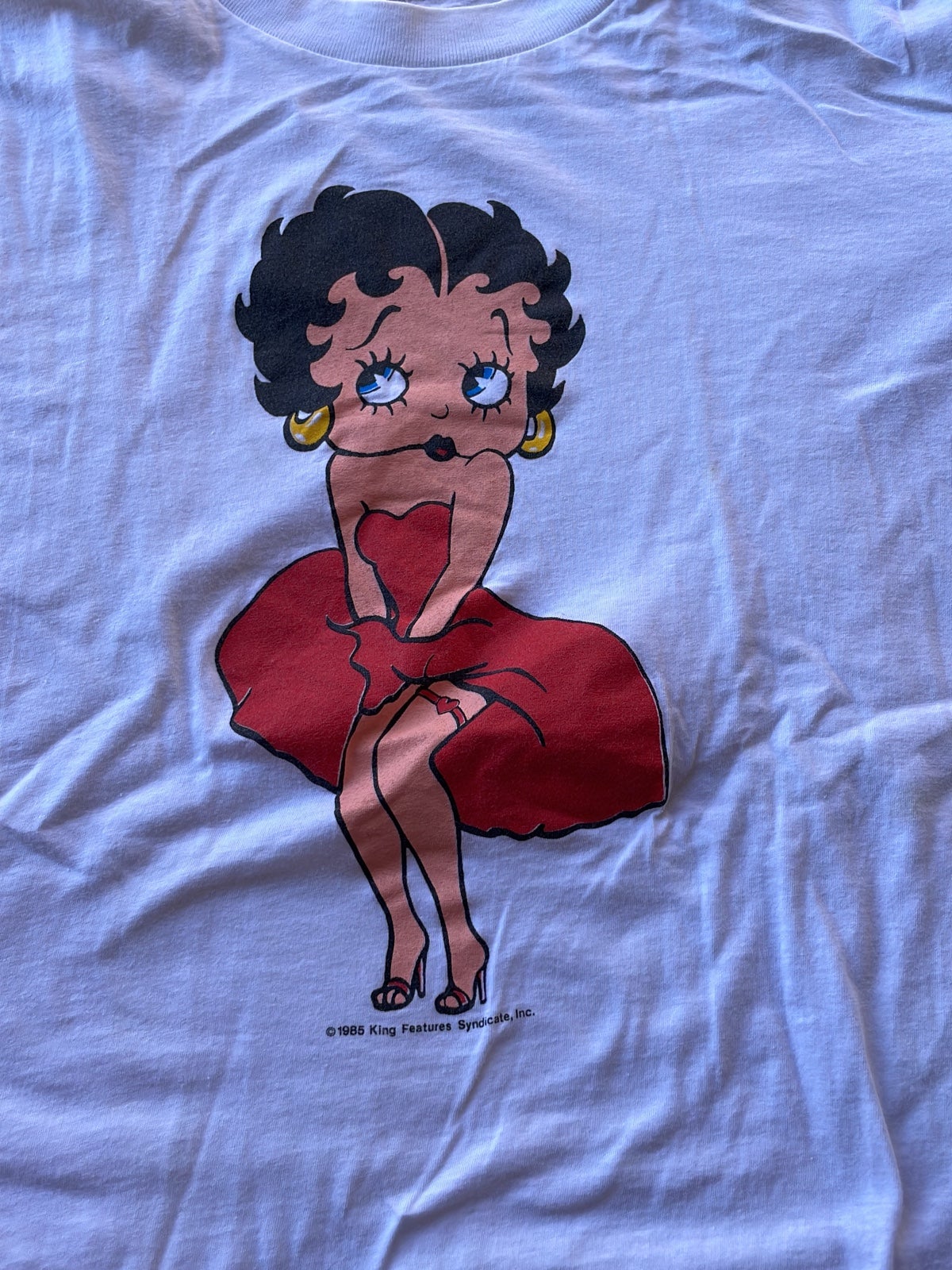 1985 Betty boop shirt see size measurements