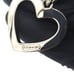 COACH Vintage Open Heart Red Enamel Signature Keychain Fob Purse Charm #7382