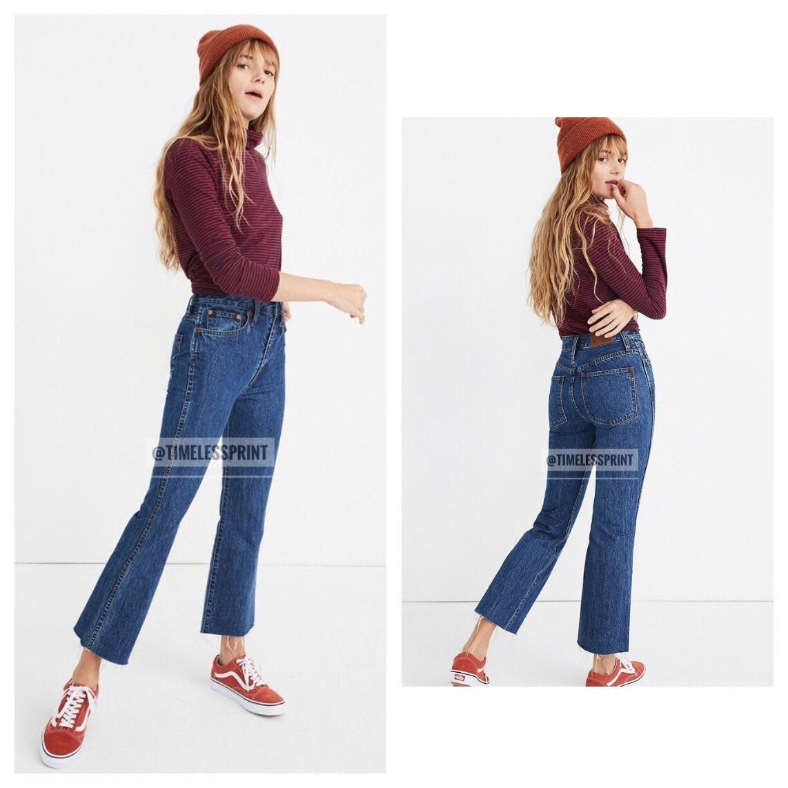 Madewell Rigid Demi-Boot Crop Denim Jean