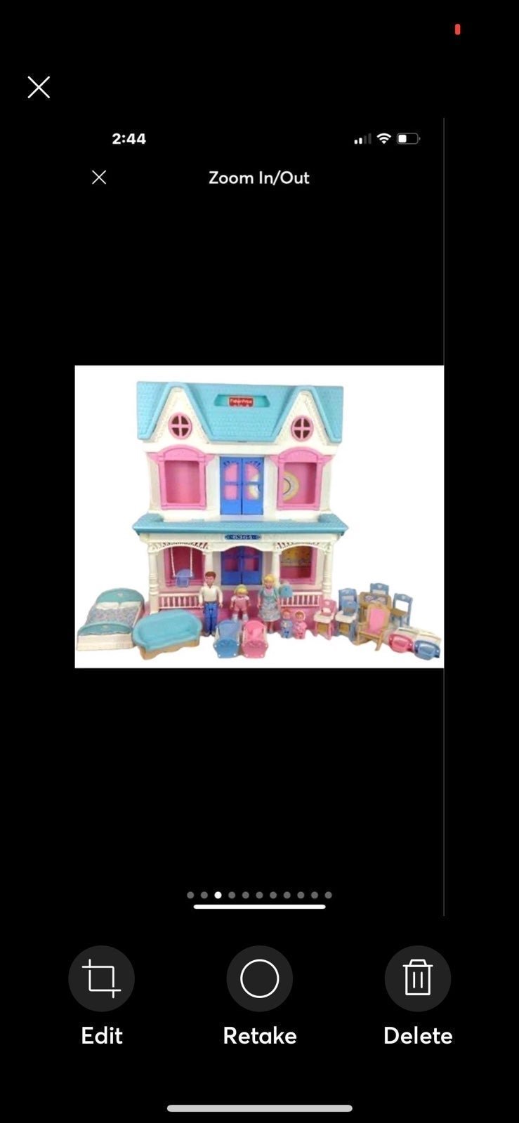 Loving family dream dollhouse furniture people accessories lot set rare!