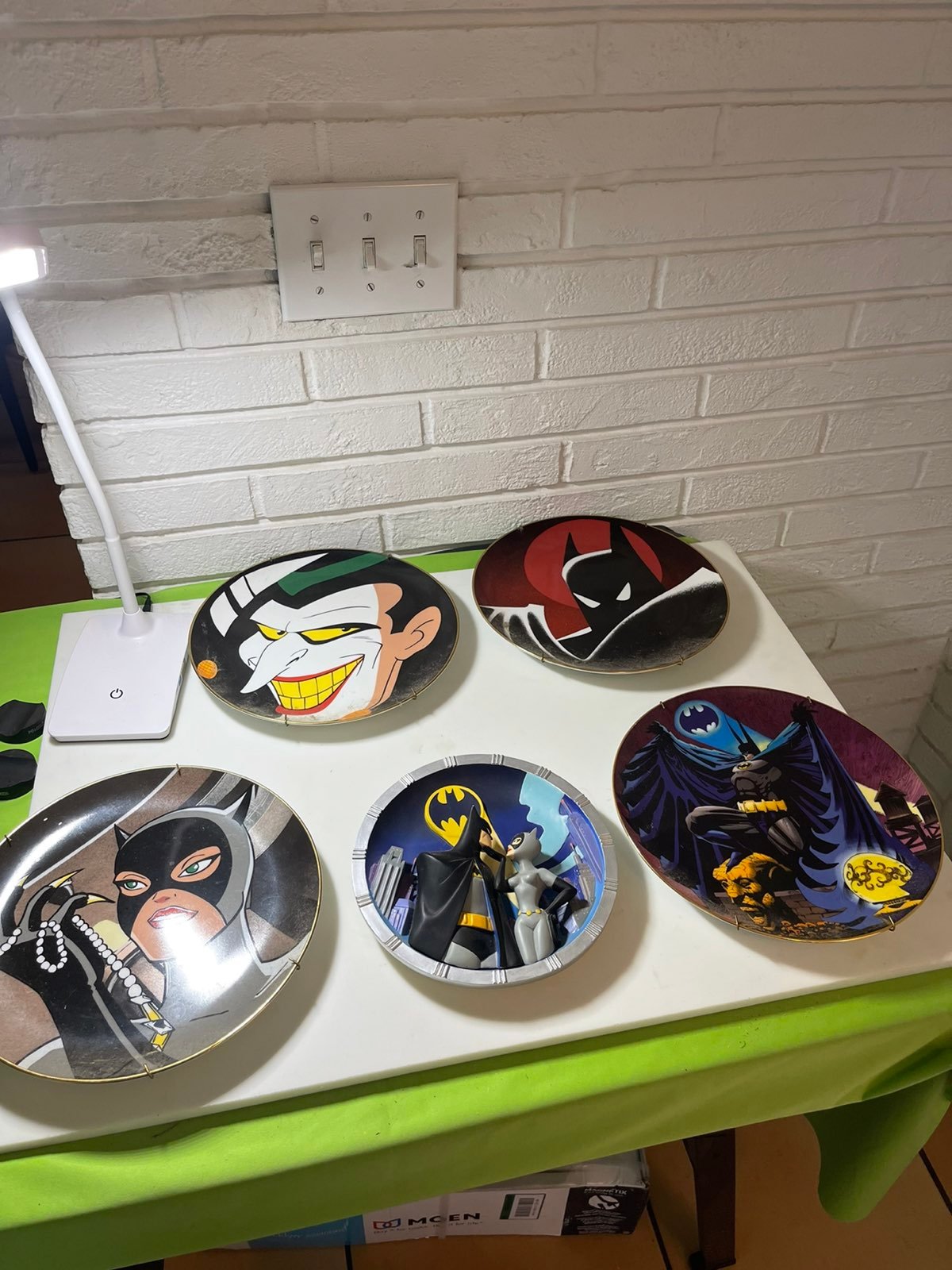 batman the animated series Lot of 5 Collective Dishes