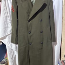 Vintage USMC US Marine Corp Wool Overcoat Coat Sz 36S Vietnam Era
