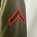 Vintage USMC US Marine Corp Wool Overcoat Coat Sz 36S Vietnam Era