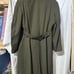 Vintage USMC US Marine Corp Wool Overcoat Coat Sz 36S Vietnam Era