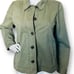 Madewell Northwoods Green Cotton Cropped Military Jacket Size Medium