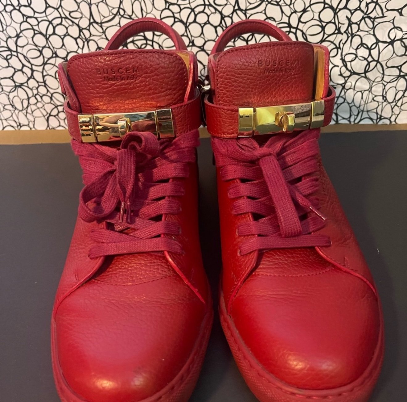 Buscemi Red sneakers Men’s Boys size 9 US