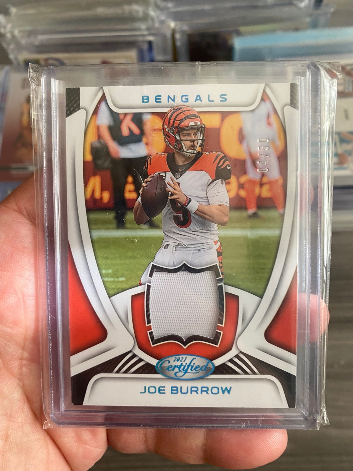Joe Burrow Rc patch SSP /50