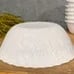 Vintage Weavetex Indiana Glass Basket Weave Milk Glass Bowl