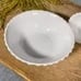 Vintage Weavetex Indiana Glass Basket Weave Milk Glass Bowl