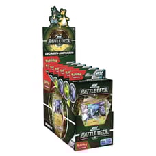 Pokemon TCG Lucario & Ampharos Battle Deck Display Case Box - 3 Of Each