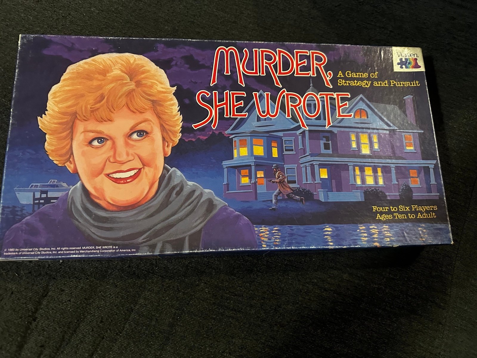 Murder, She Wrote Board Game - Vintage 1985, Angela Lansbury