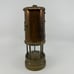 Vintage Copper & Brass Miners Lamp Ashington Colliery