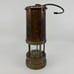 Vintage Copper & Brass Miners Lamp Ashington Colliery