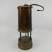 Vintage Copper & Brass Miners Lamp Ashington Colliery