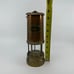 Vintage Copper & Brass Miners Lamp Ashington Colliery