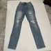 Judy Blue Hi-Rise Boyfriend Distressed Jeans Patch Pocket Size 3/26 Style #88825