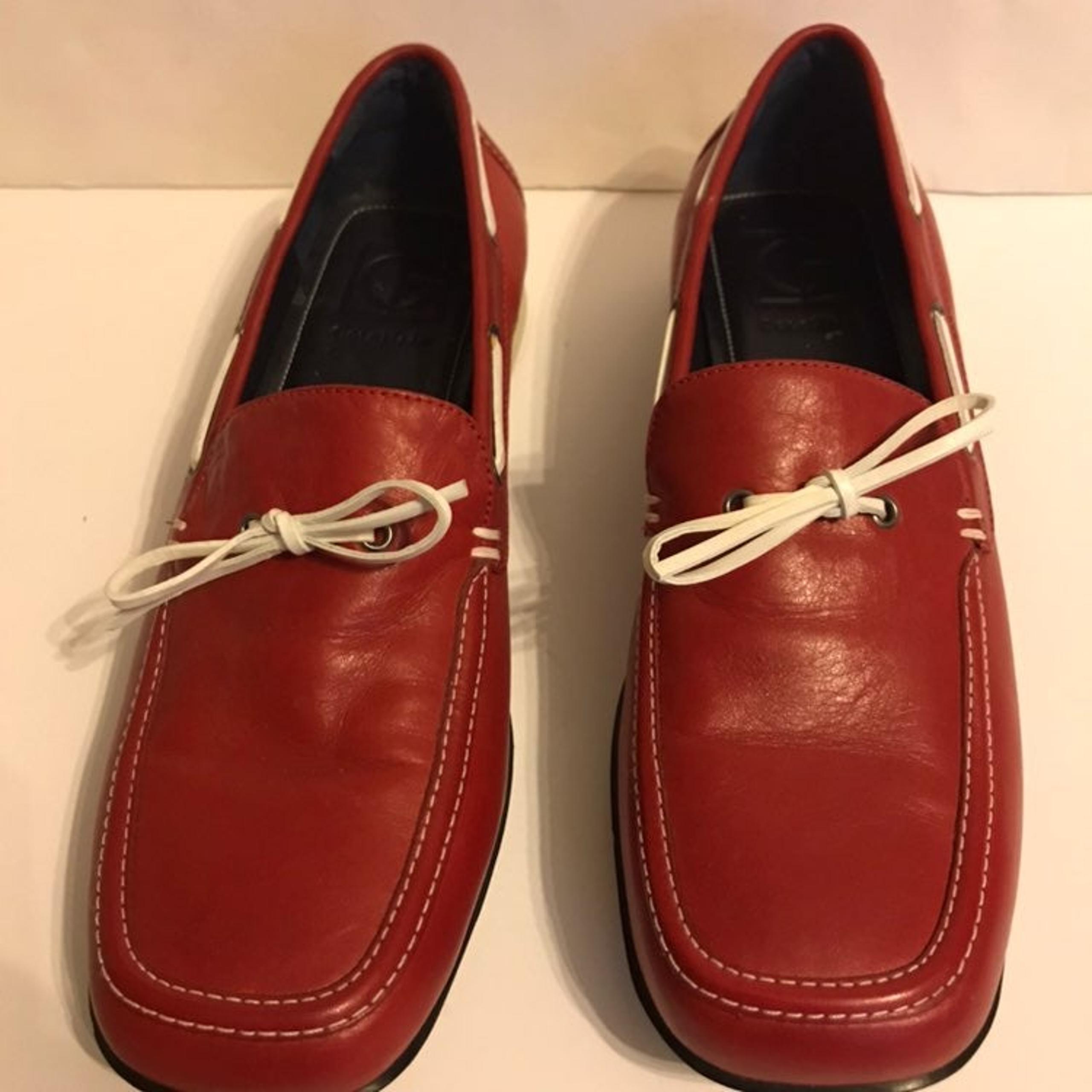 Cole Haan Red Loafer Slip On Size 8..5