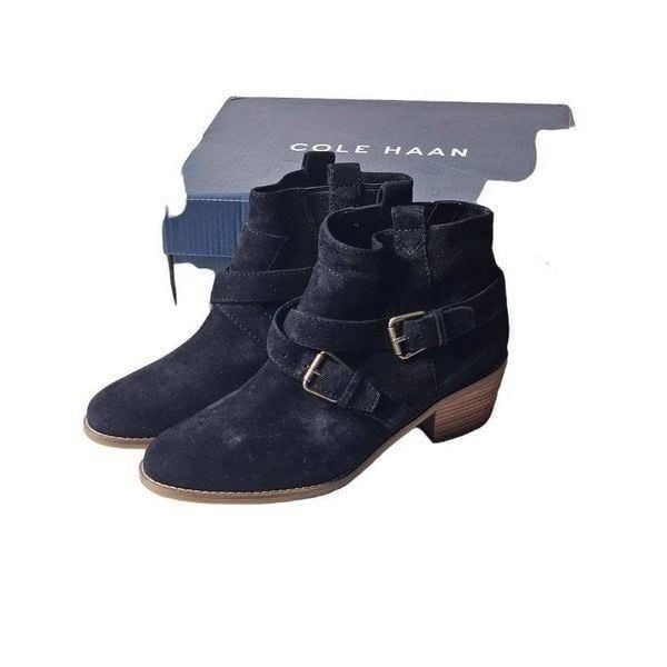 Cole Hahn Jensann Booties Nwb