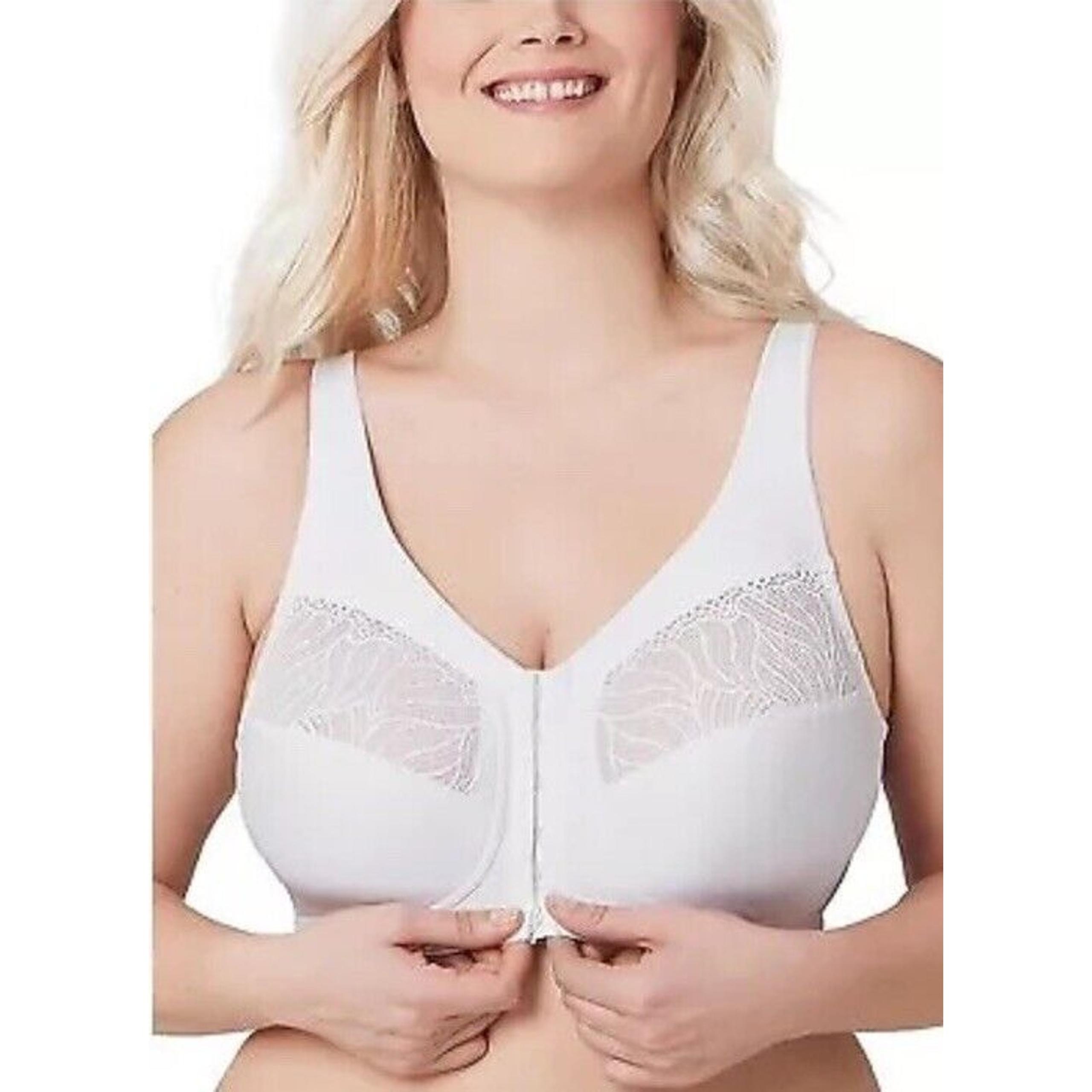 Glamorise Women's MagicLift Natural Shape Bra - 1210NEW 54D White