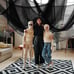500x39 Inch Large Size Halloween Creepy Cloth-Halloween Black Scary Spook