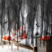 500x39 Inch Large Size Halloween Creepy Cloth-Halloween Black Scary Spook