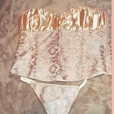 Corset/Thong Set Plus Size