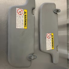 2003-06 Hyundai Accent Driver Passenger Sun Visor Left Right Set Sunvisor Grey