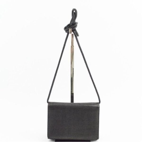 Stuart Weitzman Gray Metallic Evening Bag