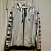 PINK Victoria’s Secret RARE Silver Sweatshirt with Hoodie with Black Lettering