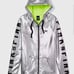 PINK Victoria’s Secret RARE Silver Sweatshirt with Hoodie with Black Lettering