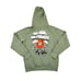 Lane Seven No Rain No Flowers Hoodie in Green