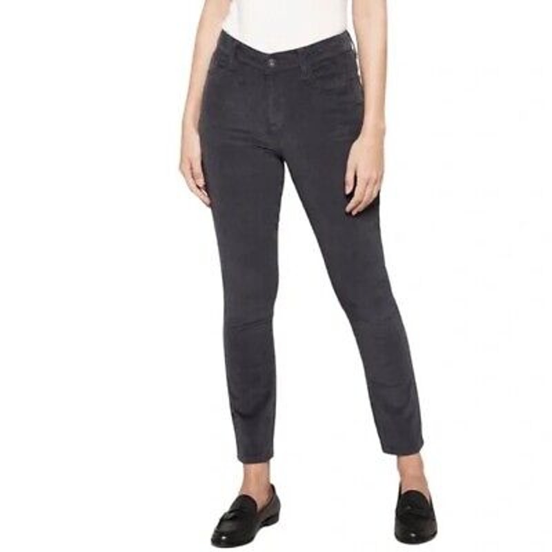 Pistola Dusk Gray Flat Front Corduroy Pants Size 33