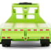 Gooseneck Trailer Lime Green with Red and White Conspicuity Stripes Hobby Exclu