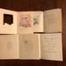 VINTAGE Greeting Cards (Folders) With Box, 1930's-1950's, 8 Cards Total, GOOD!