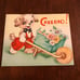 VINTAGE Greeting Cards (Folders) With Box, 1930's-1950's, 8 Cards Total, GOOD!