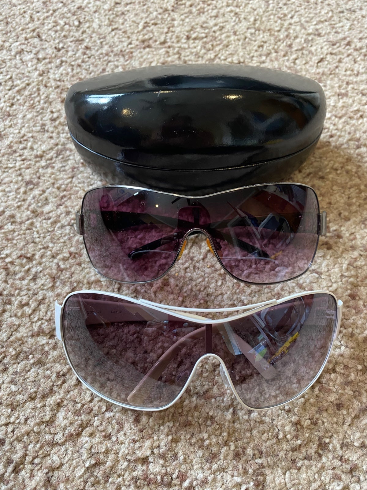 Calvin Klein Sunglasses with hard case and bonus pair (no brand)