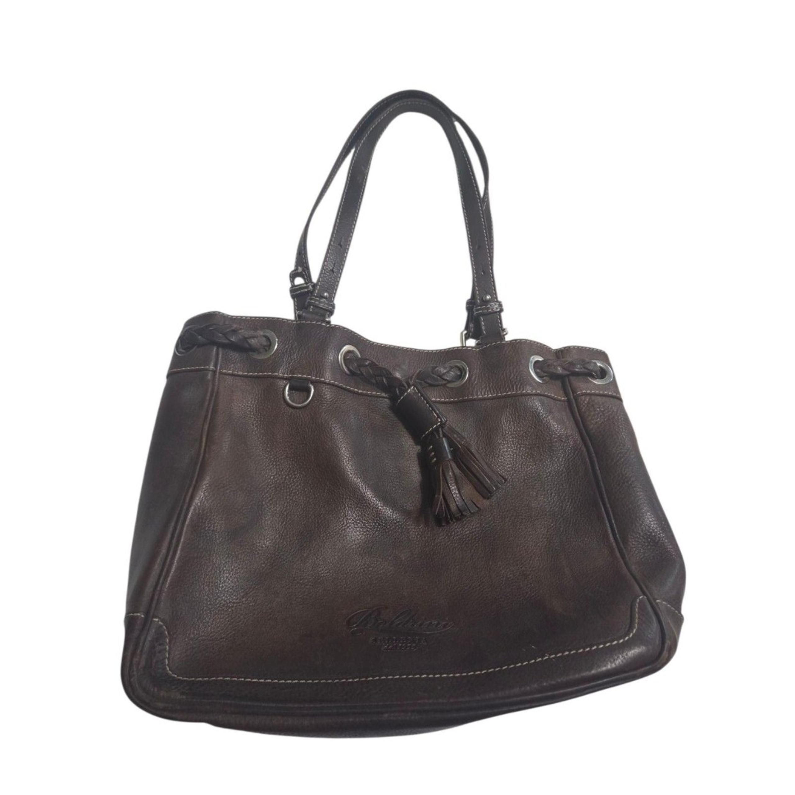 Rare Dooney & Bourke Boldrini Selleria Italian Leather Shoulder Bucket Bag