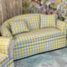 Vintage 1990s Miniature Dollhouse Replica Decor Lee's Line Yellow Blue Stripe