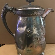 Antique Meriden B.Company Silver Plated Water Pitcher