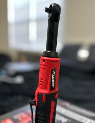 Cordless Electric Ratchet Wrench Set, 3/8 12V Power Ratchet Tool Kit