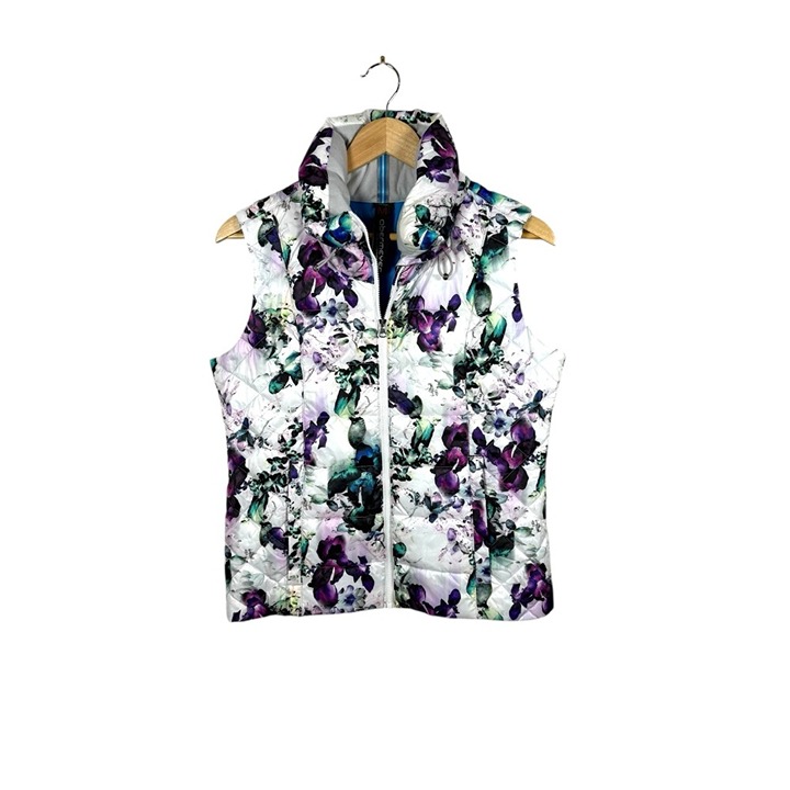 NWOT Obermeyer Women’s Dawn Insulator Puffer Vest in Floral Multi Size M